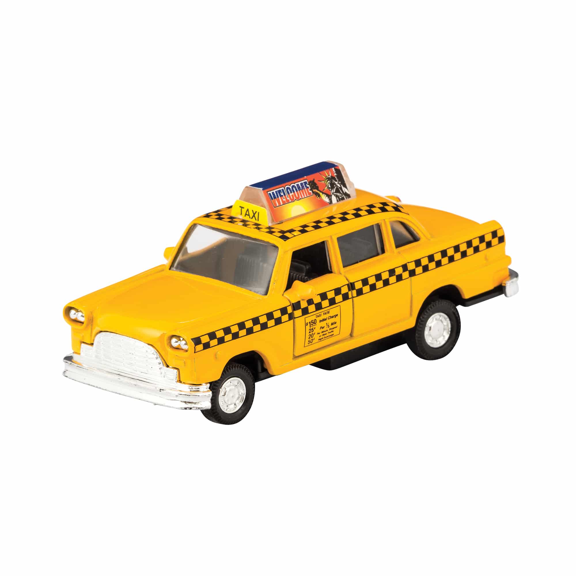 Diecast Taxi, Pull-Back